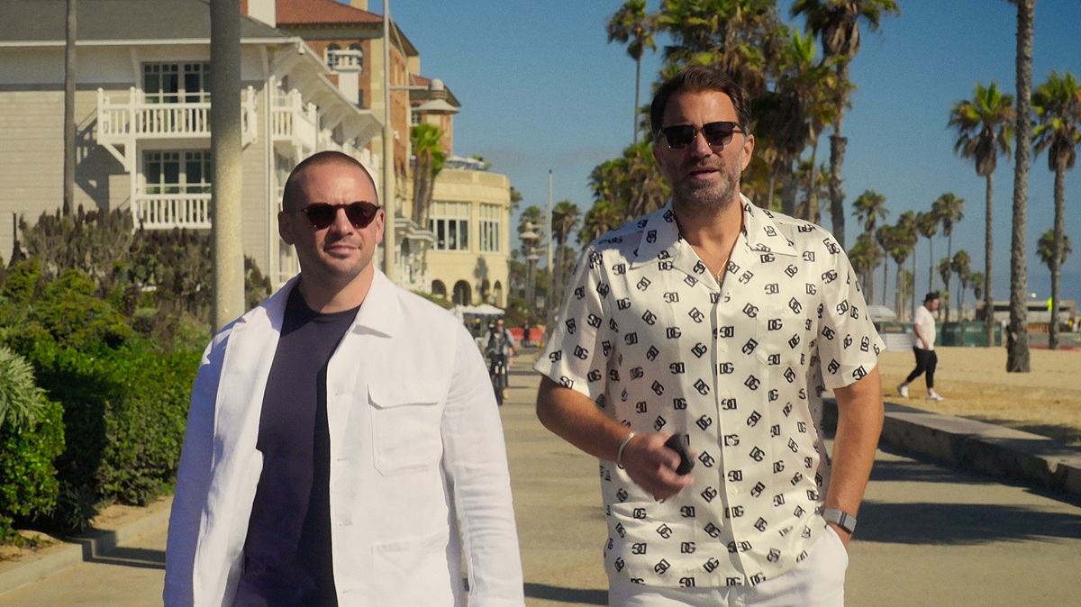 (L to R) Frank Smith, Eddie Hearn