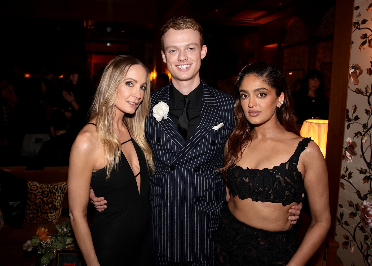 (L-R) Joanne Froggatt, Anson Boon and Mandeep Dhillon