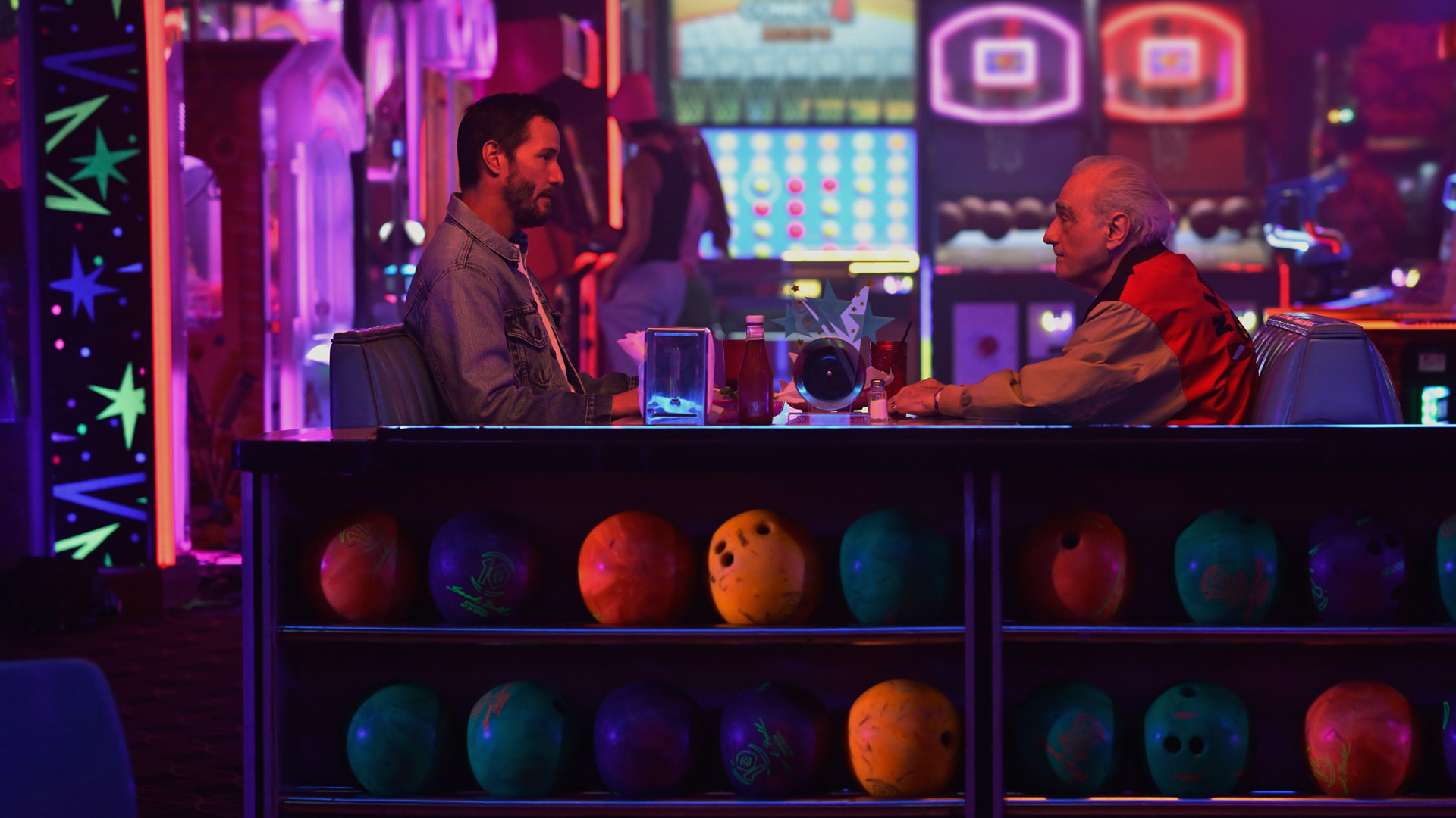 Keanu Reeves and Martin Scorsese